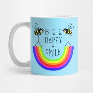 BEE HAPPY & SMILE Mug